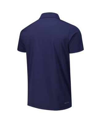 Men's Navy Team USA Woven Performance Polo
