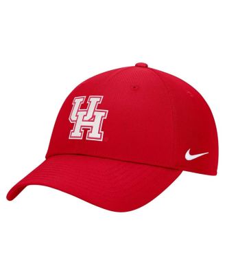 Nike - Men's Red Houston Cougars 2024 Sideline Club Adjustable Hat