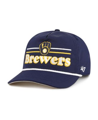 '47 Brand - Men's Navy Milwaukee Brewers Campscape Hitch Adjustable Hat