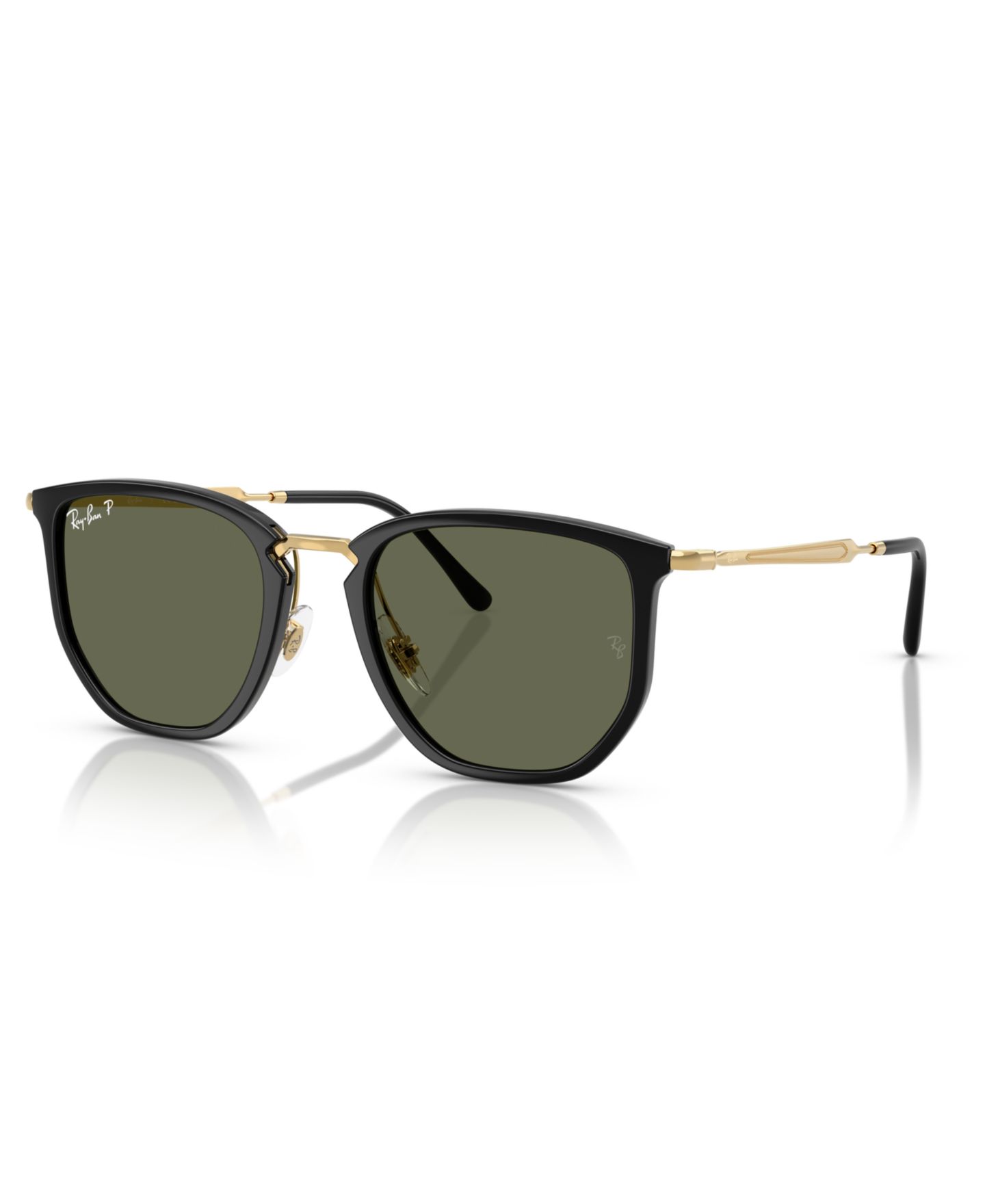 Солнцезащитные очки Ray-Ban Unisex Polarized Sunglasses, RB4451, цвет: Чёрный — фото 1