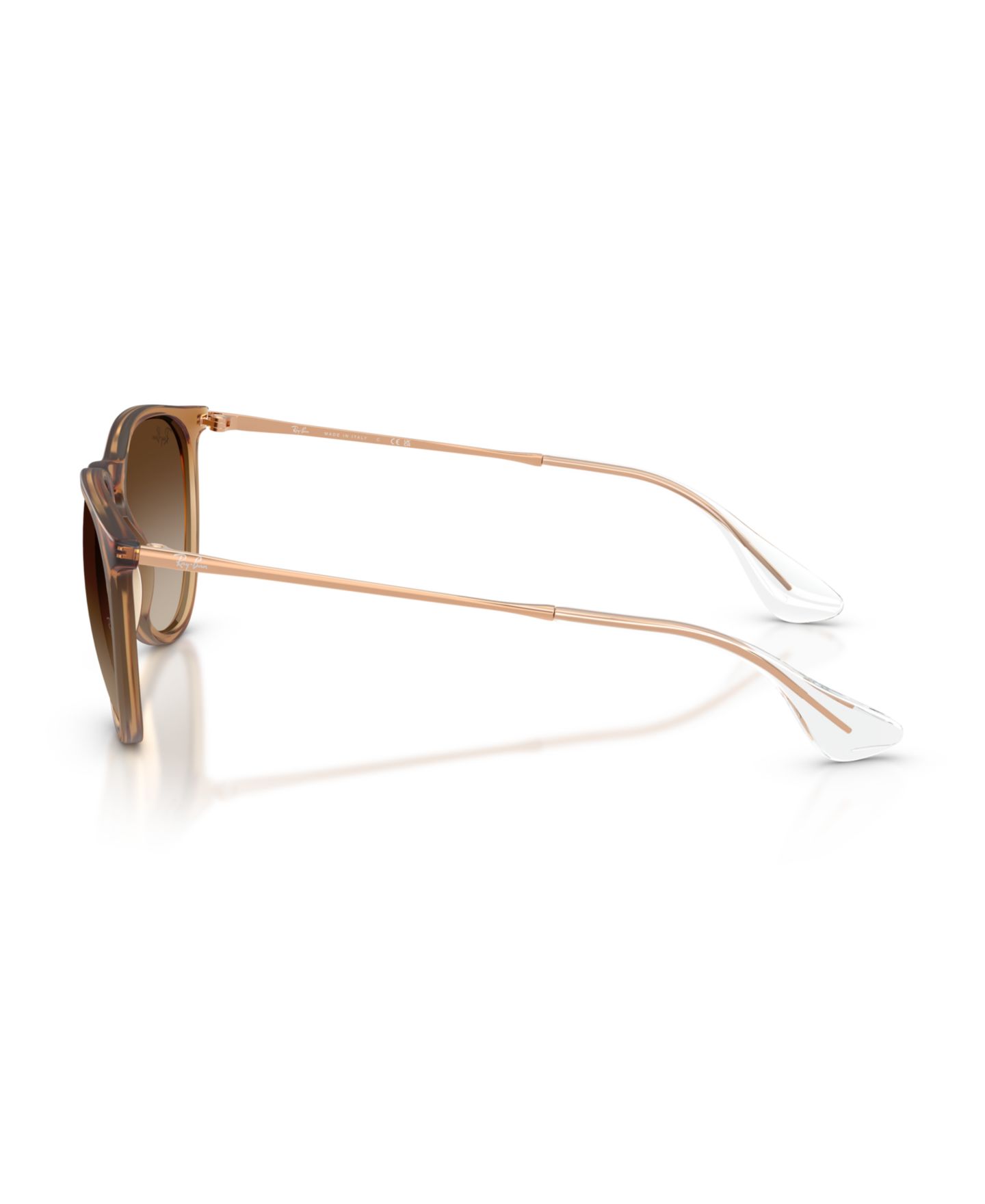 Женские солнцезащитные очки Ray-Ban Erika Classic Sunglasses, RB4171, цвет: Каучуковый бежевый — фото 4