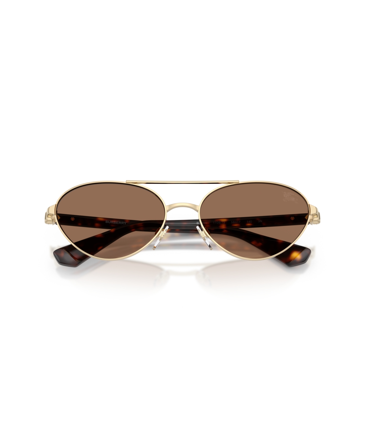 Burberry Woman Sunglass Be3165 In Light Gold