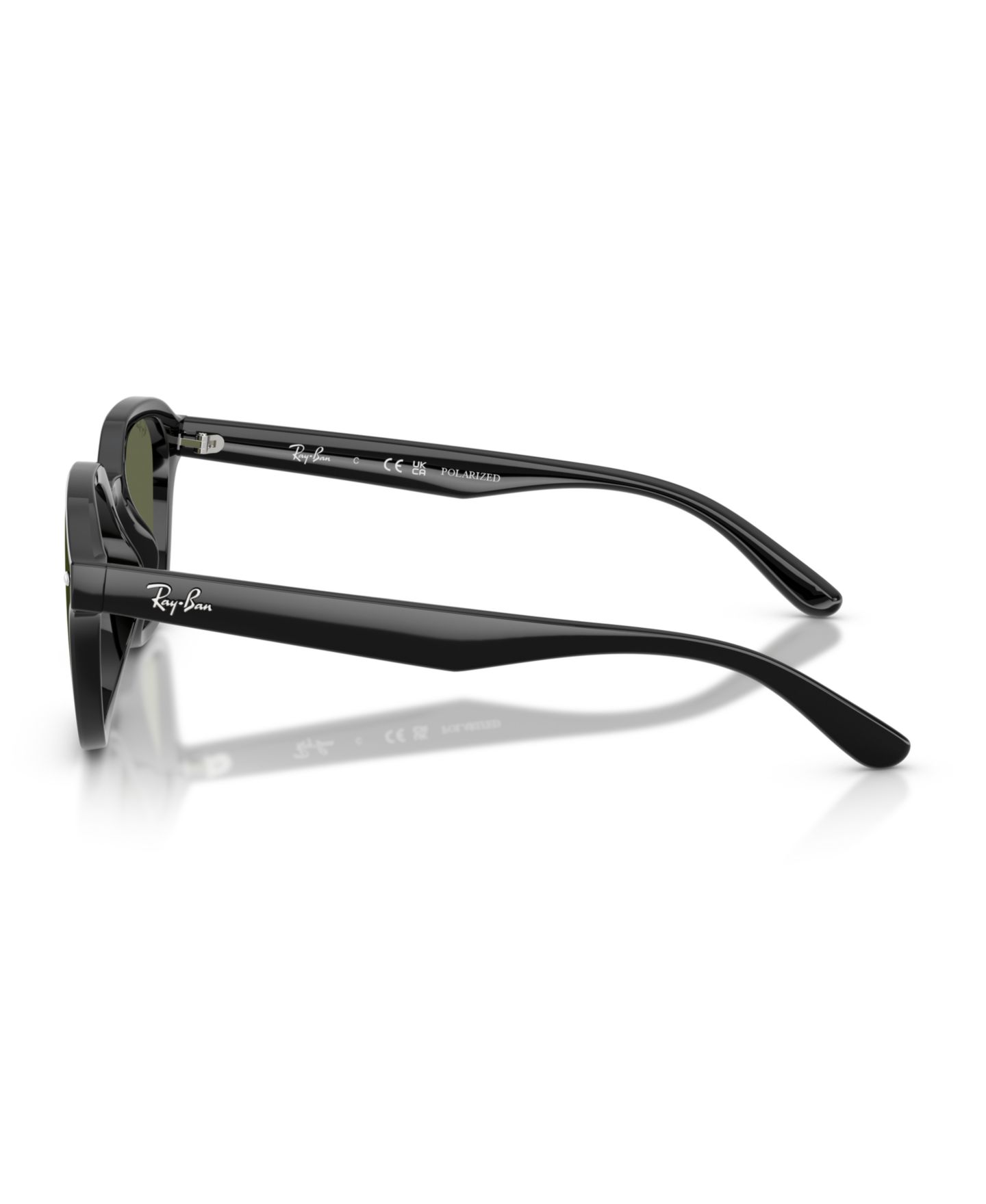 Солнцезащитные очки Ray-Ban Unisex Polarized Sunglasses, RB4458D, цвет: Чёрный — фото 4