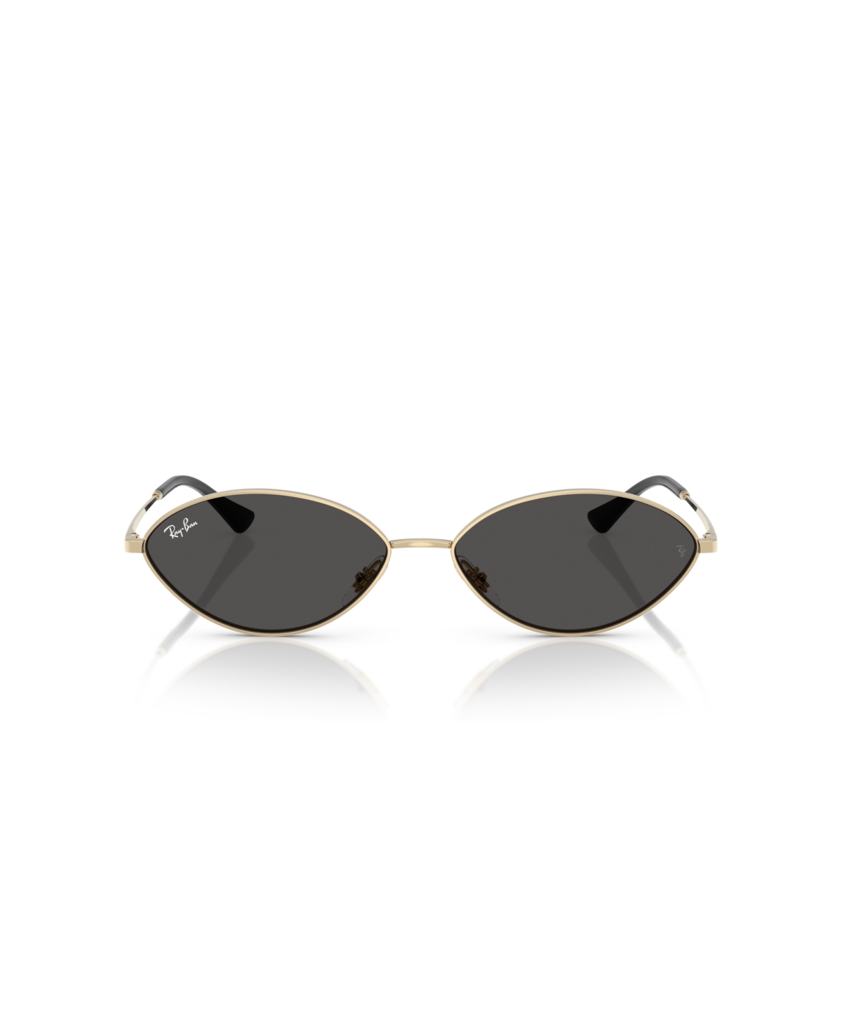 Ray Ban Womens Gold Rb3757 Kai Oval-frame Metal Sunglasses In Pale Gold