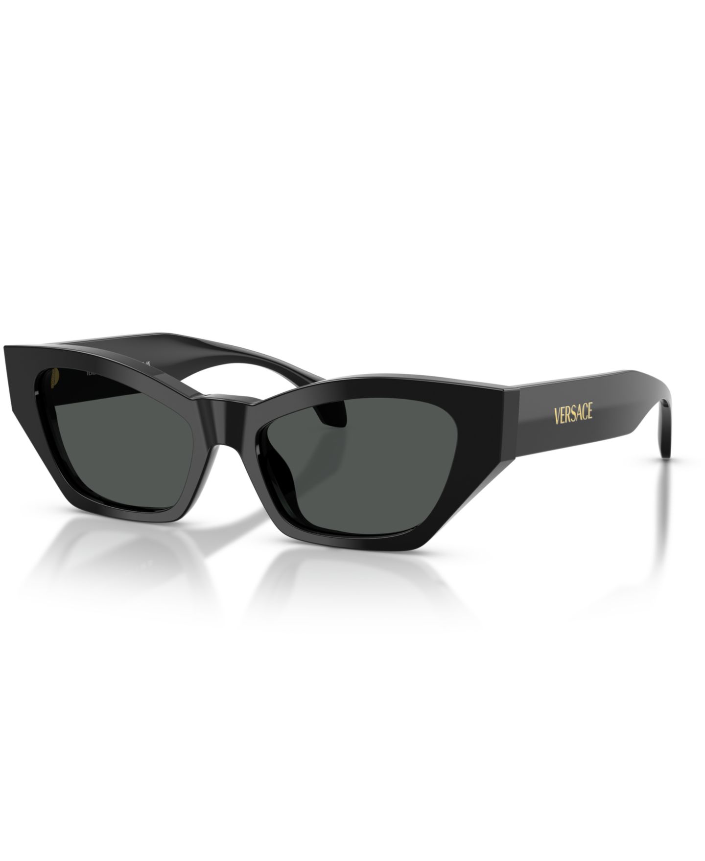 Женские солнцезащитные очки Versace Large Sunglasses, VE4488U, цвет: Чёрный — фото 1