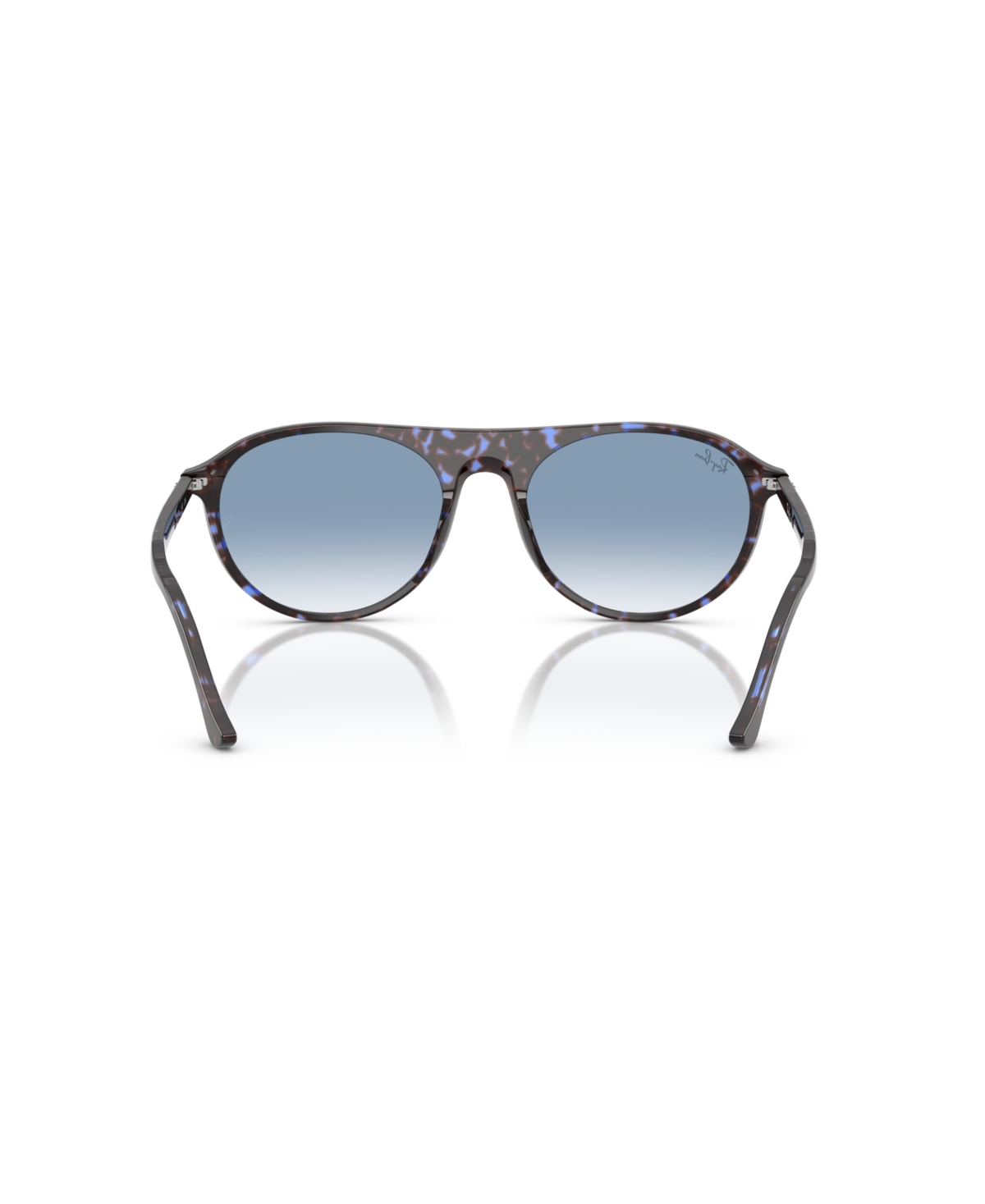 Ray Ban Unisex Large Sunglasses, Rb2215 In Havana Blue Turtle