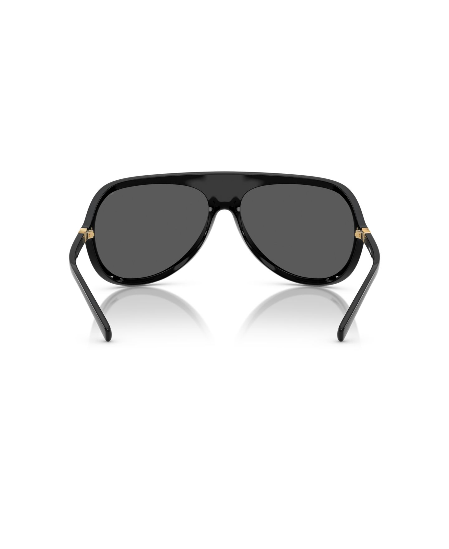 Женские солнцезащитные очки MIU MIU Large, MU A01S, цвет: Чёрный — фото 3