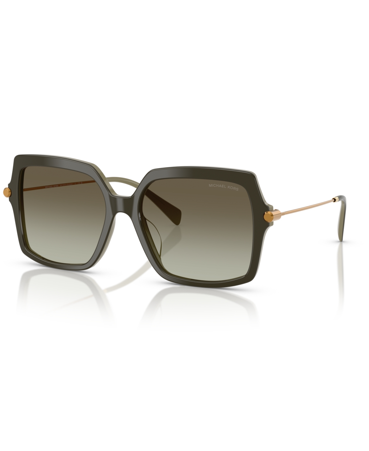 Michael Kors Woman Sunglass Mk2247u Quogue In Olive Smoke