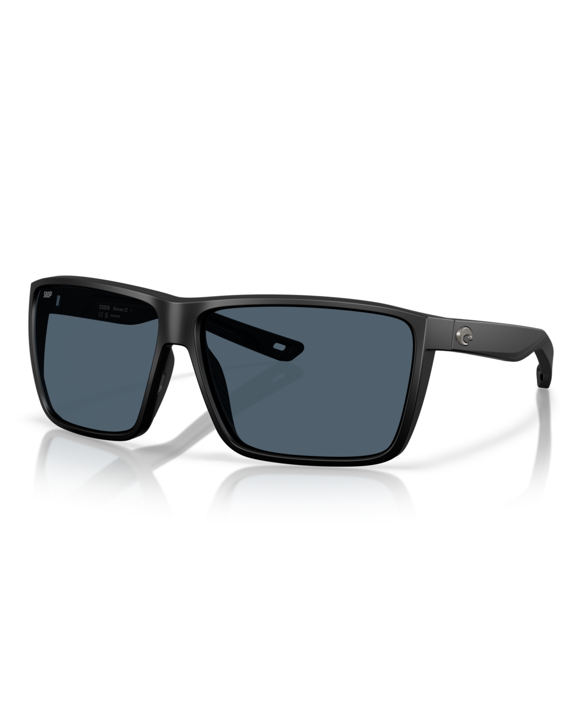 Men's Rincon Ii Polarized Sunglasses, 6S9121 - Matte Black