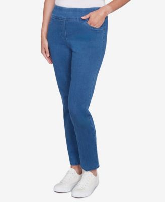 Women's Super Stretch Mid- Rise Average Length Denim Pant