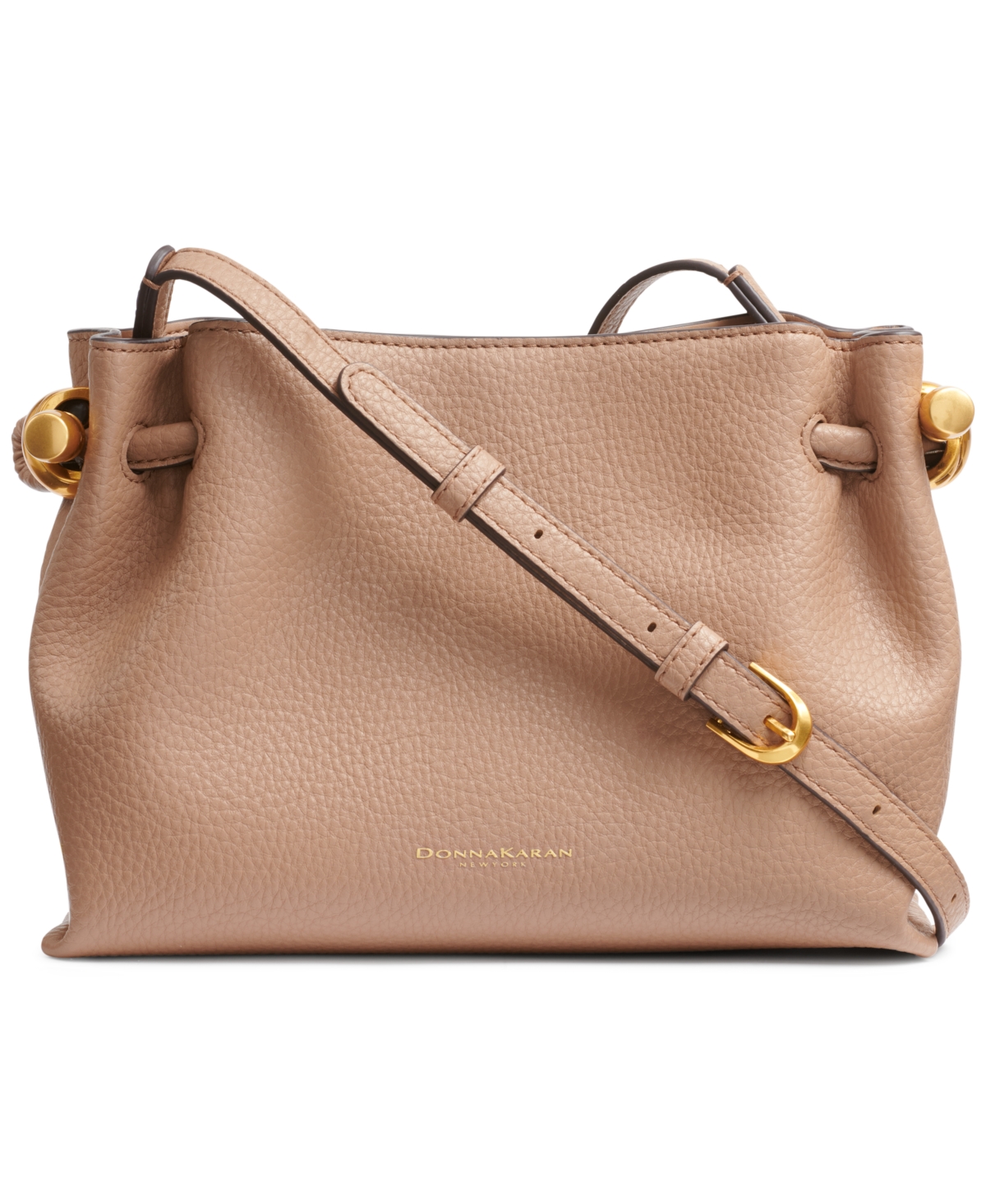 Donna Karan Cashmere Crossbody Bag In Toasted Almond