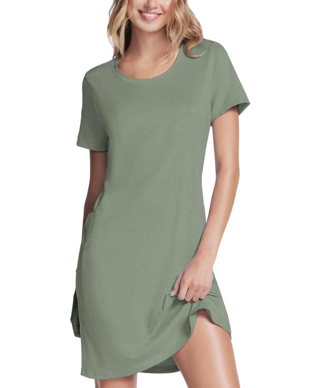 Women's Go Dri Swift T-Shirt Dress - Olive
