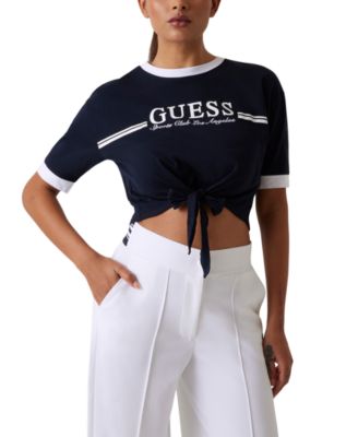 GUESS - Women's Branded Knot T-Shirt