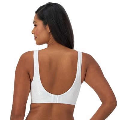 Comfort Revolution Aztec ComfortFlex Fit Seamless 3-Hook Closure Wireless Bra 3484