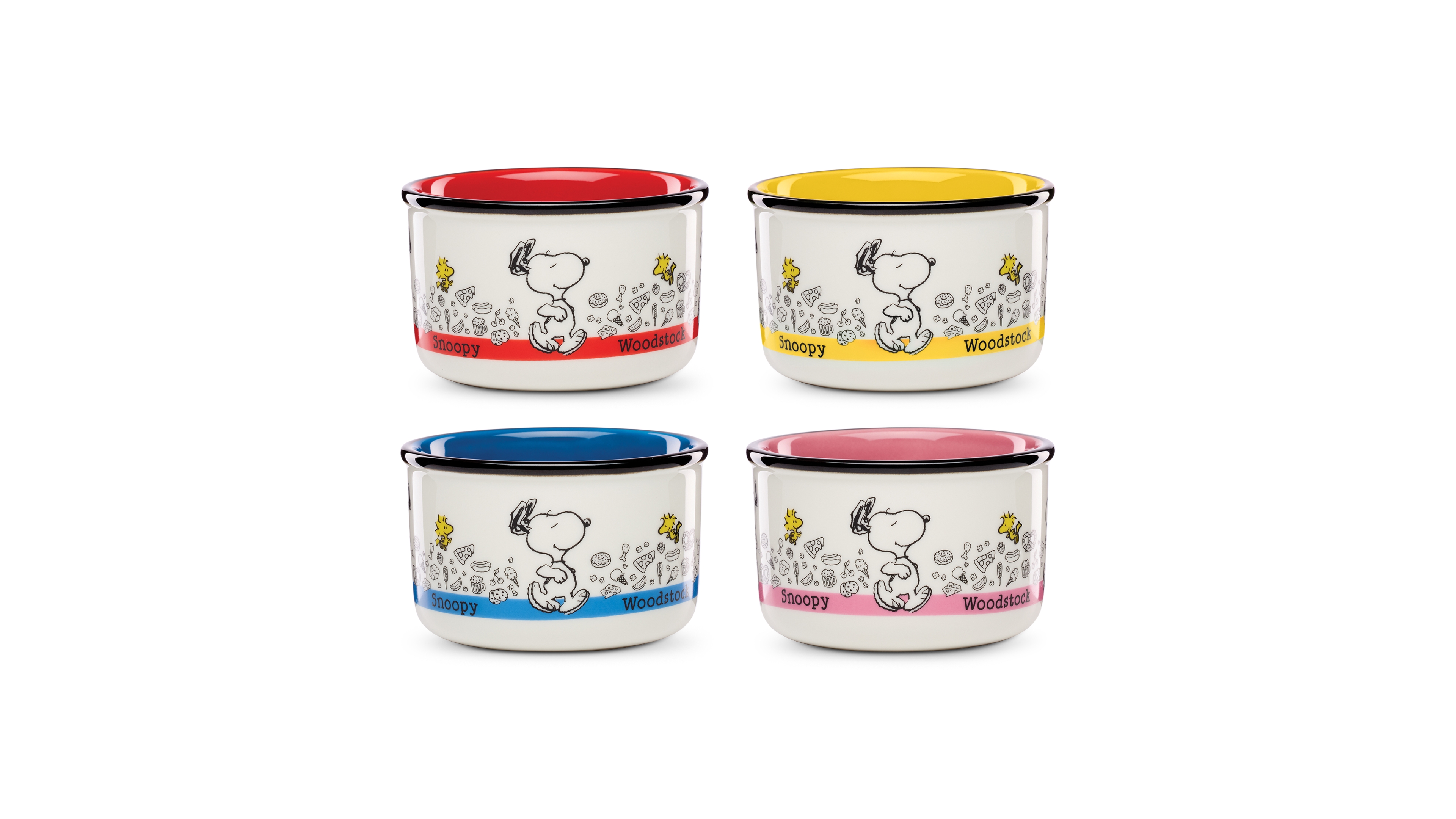Lenox Chef Snoopy Snack Bowls, Set of 4