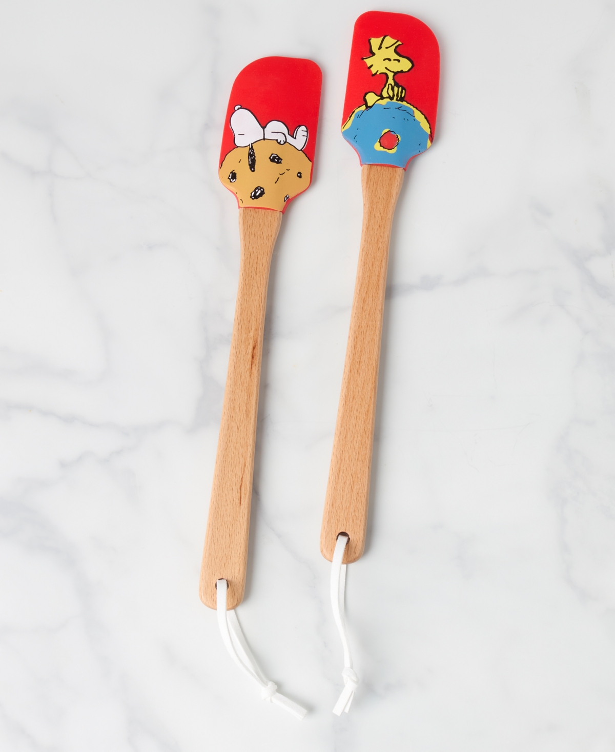 Lenox Chef Snoopy Spatulas, Set Of 2, Red In Red