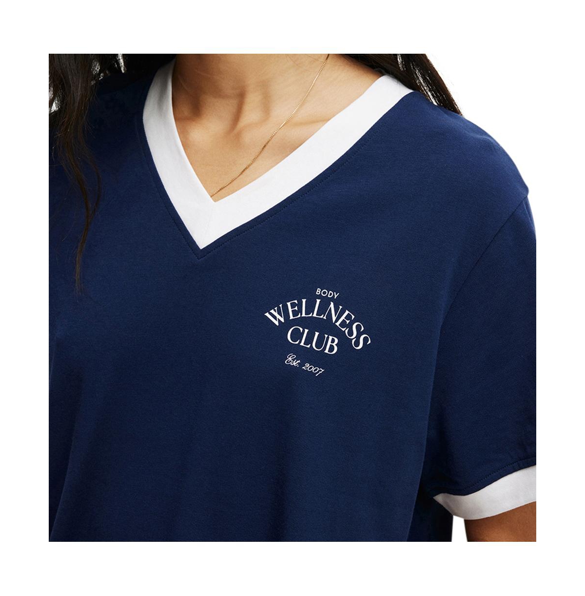 Cotton On Women's Active V Neck Tshirt