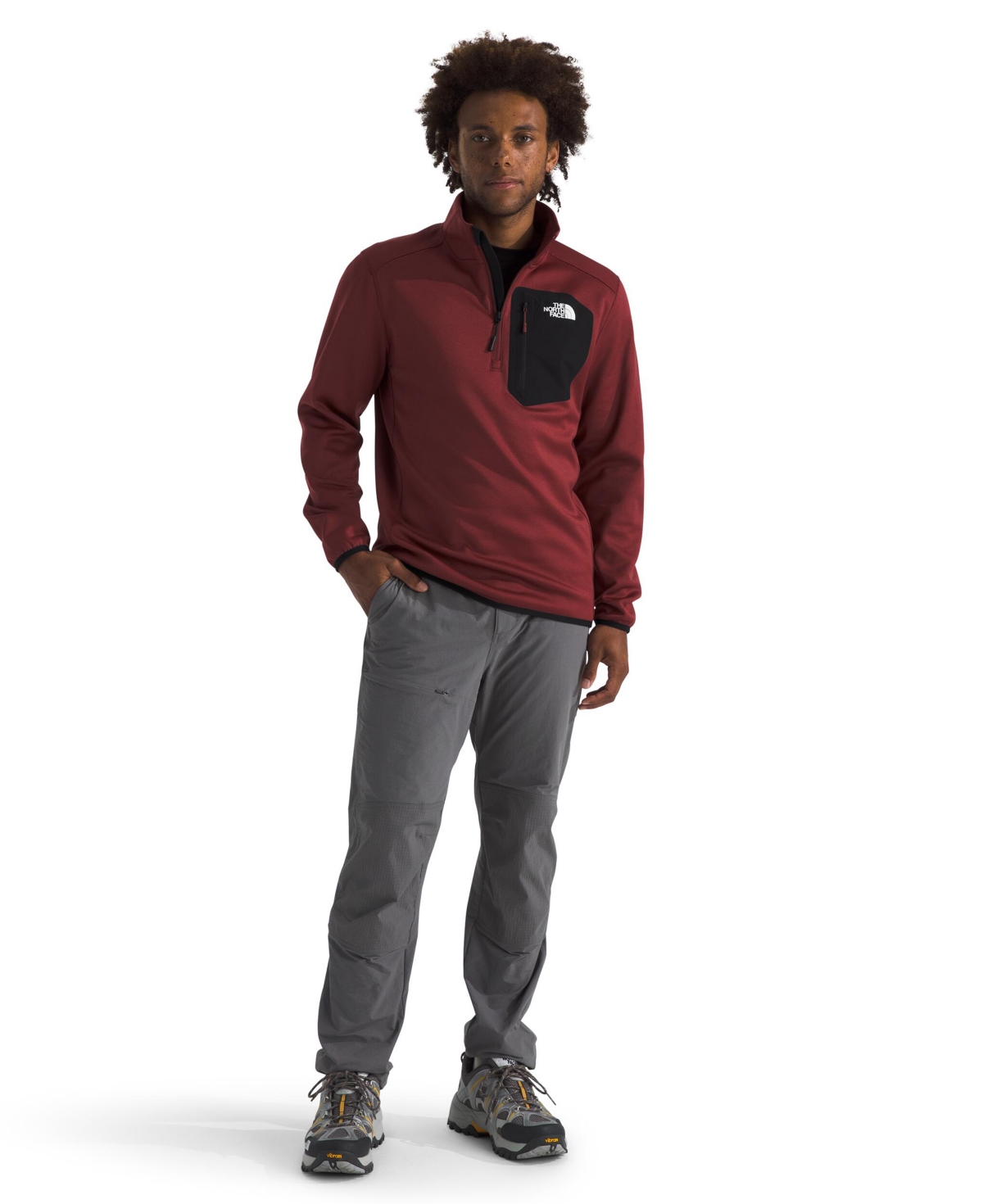 THE NORTH FACE MEN'S CREST ZIP SWEATSHIRT 
