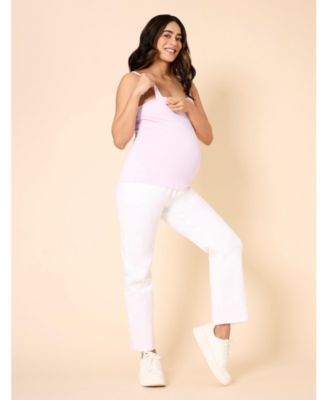 Maternity Clip Down Nursing Tank Top Cami - Motherhood