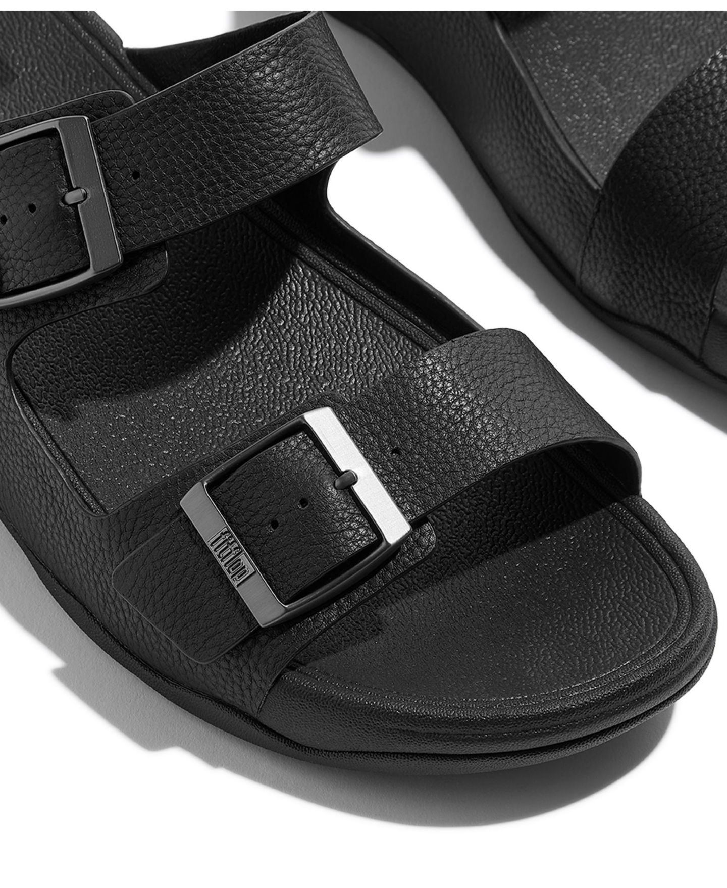 Мужские сандалии FitFlop Gogh Moc Buckle Tumbled Leather — фото 3