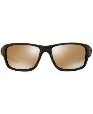 Oakley Polarized Canteen Woodgrain Sunglasses, OO9225 - Macy's
