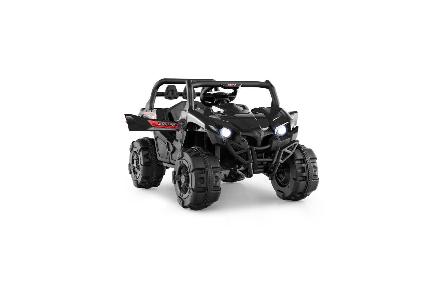 Детская игрушка Slickblue 12V Battery Powered Electric Ride-On Vehicle with Remote Control and 3 Speeds, 66 lb Capacity, Ages 3+, цвет: Чёрный — фото 1