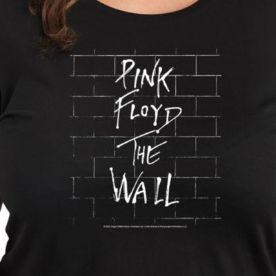 Trendy Plus Size Cotton Pink Floyd The Wall Graphic Tee