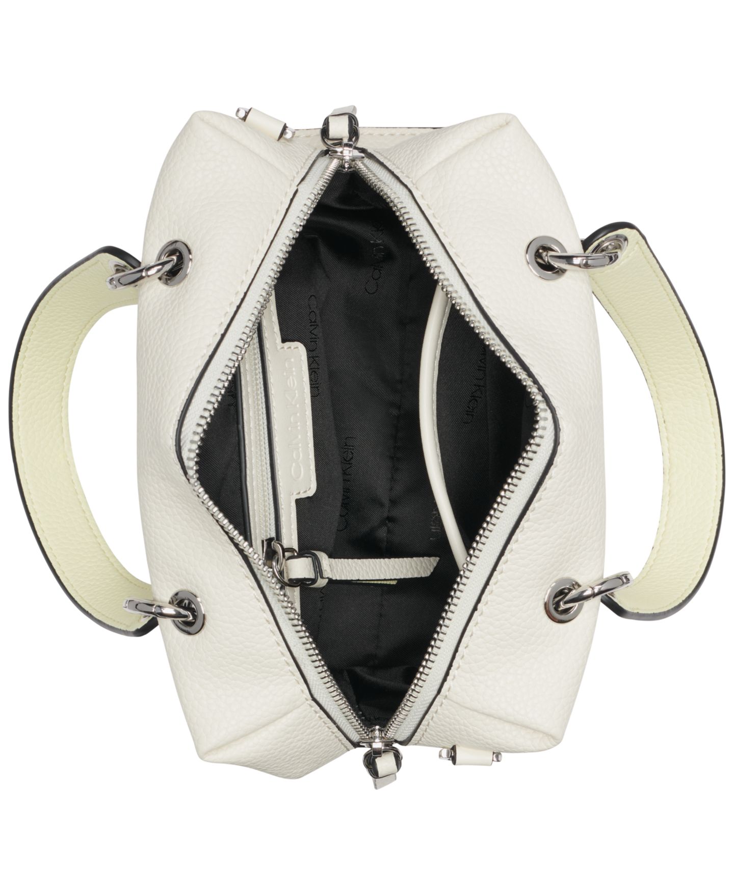 Женская сумка Calvin Klein Cali Mini Crossbody with Web Strap, цвет: Белый — фото 5