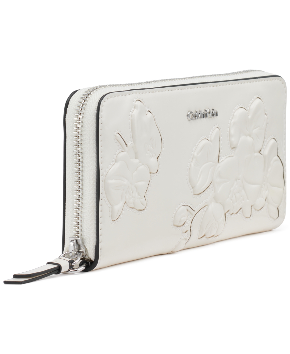 CALVIN KLEIN AUDREY BOXED FLORAL EMBOSS WALLET 