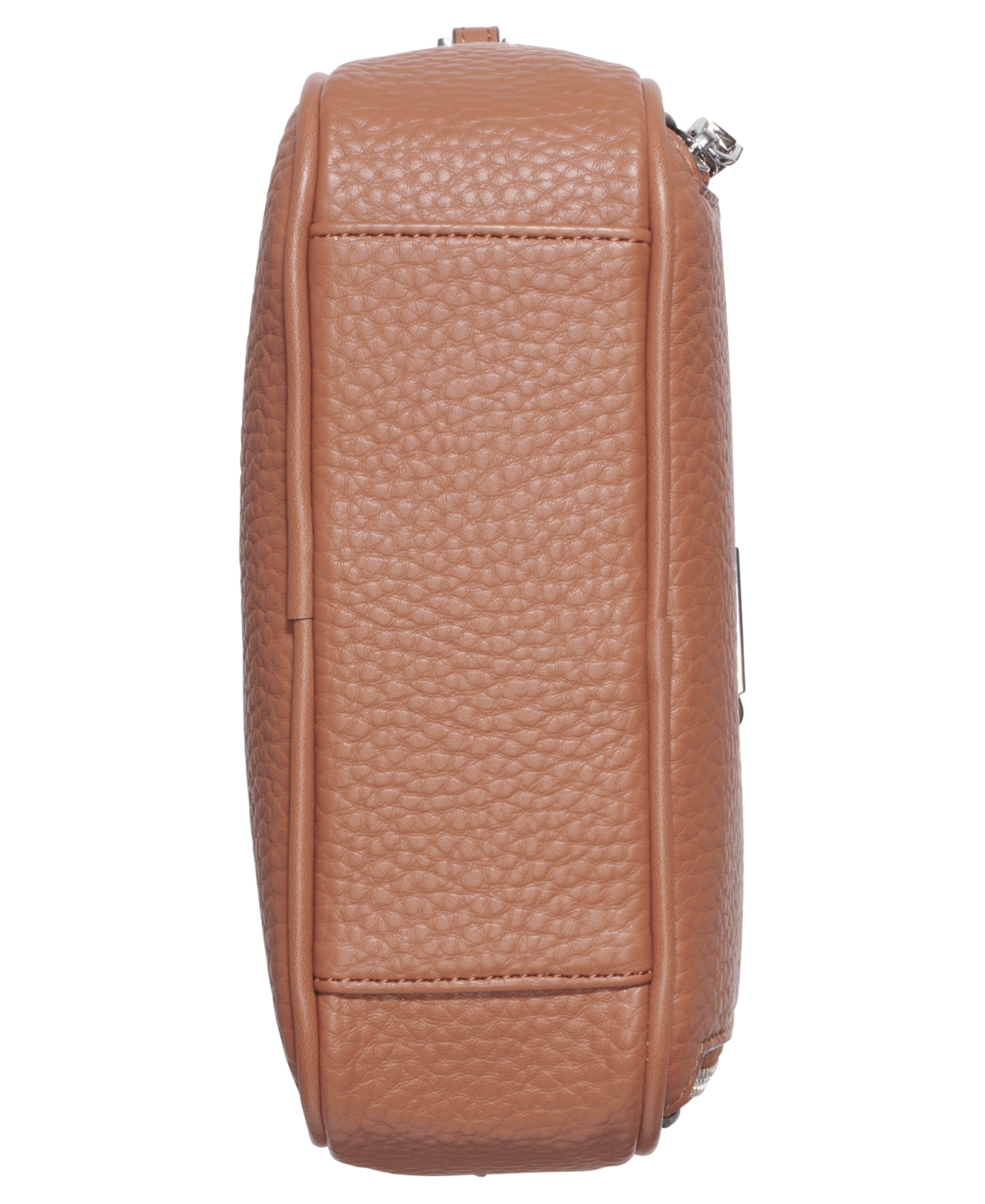 Calvin Klein Zulle Top Zipper Camera Bag With Signature Hang Off In Brown