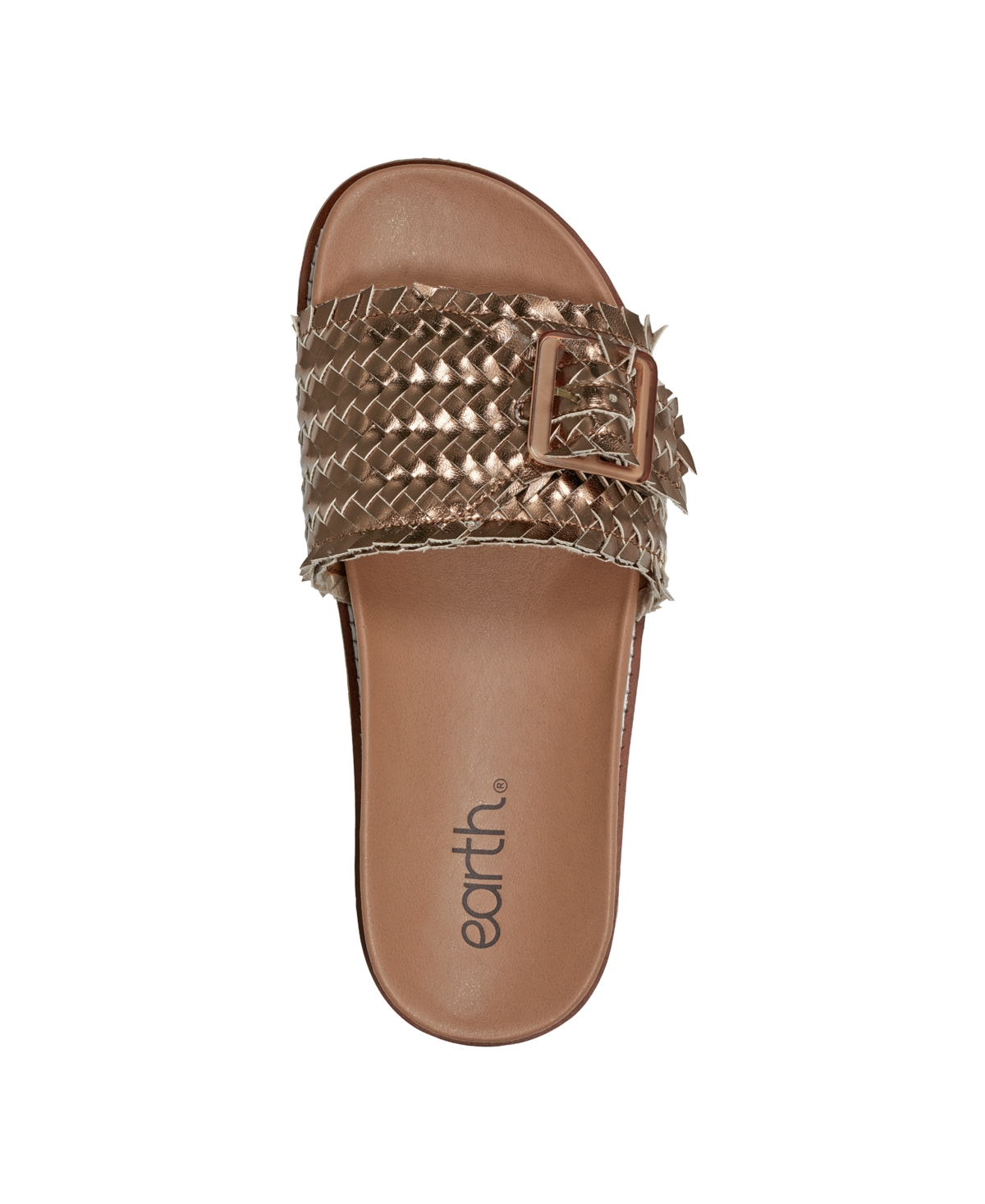 EARTH WOMEN'S FONTANE WOVEN FLAT SANDALS 