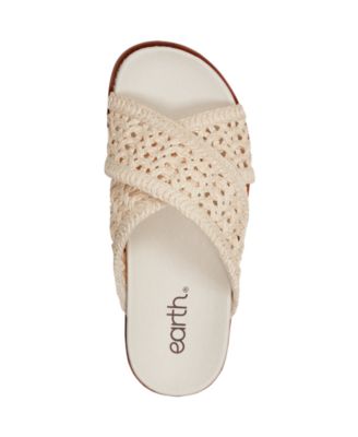 Women's Flurry Woven Crisscross Flat Sandals