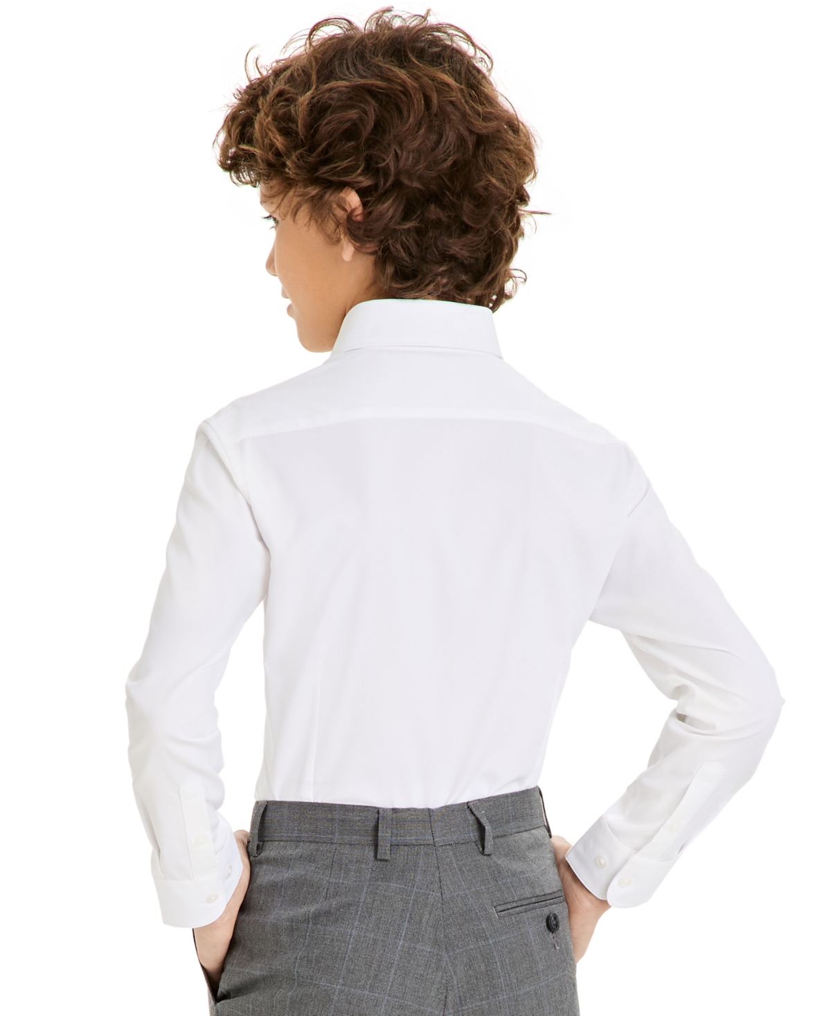 Michael Kors Big Boys Linen Button-down Shirt In White