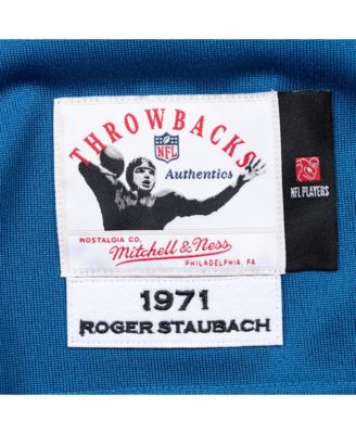 Men's Roger Staubach Navy Dallas Cowboys 1971 Authentic Jersey