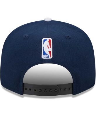 Men's Navy/Gray Dallas Mavericks Jersey Hook Statement Edition 9FIFTY Snapback Hat
