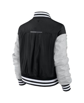 Women's Black Las Vegas Raiders Elements Wave Full-Snap Jacket