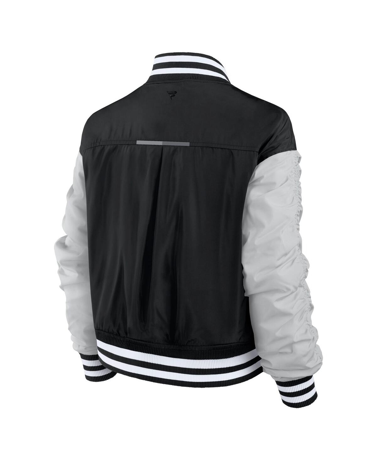 Fanatics Women's Black Las Vegas Raiders Elements Wave Full-snap Jacket In Black
