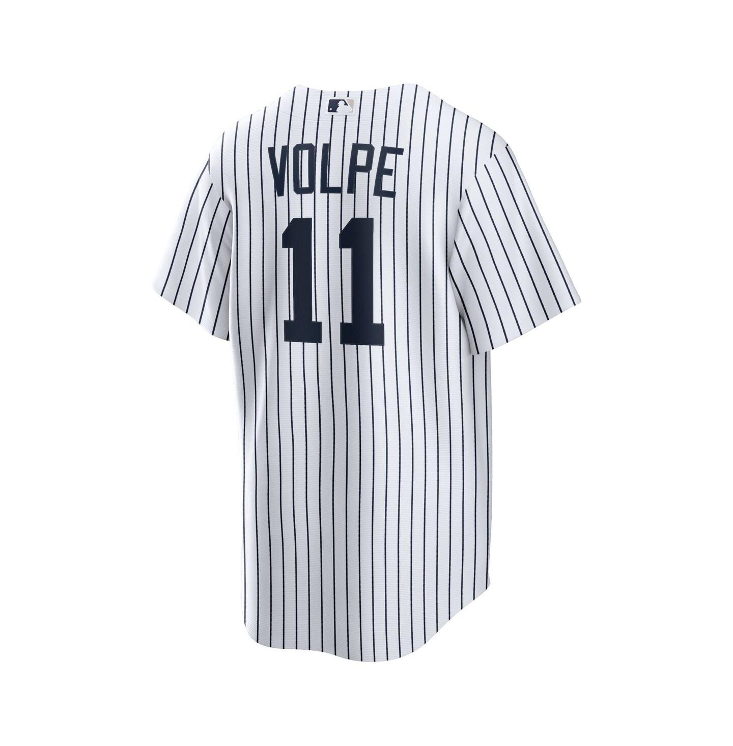 Мужской топ Nike Anthony Volpe White New York Yankees Home Replica Player Jersey — фото 2