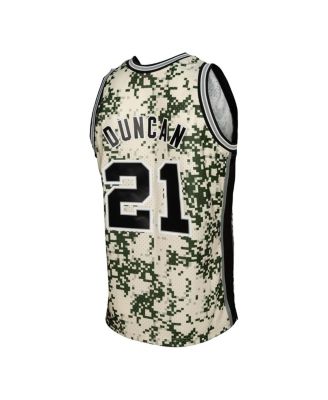 Men's Tim Duncan Camo San Antonio Spurs 2013/14 Swingman Jersey