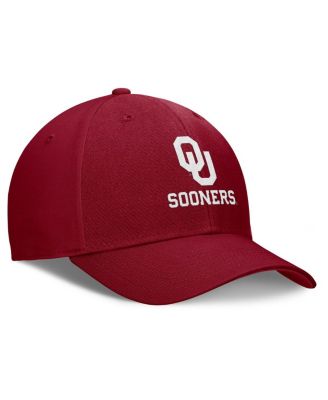 Men's Crimson Oklahoma Sooners Campus Club Adjustable Hat