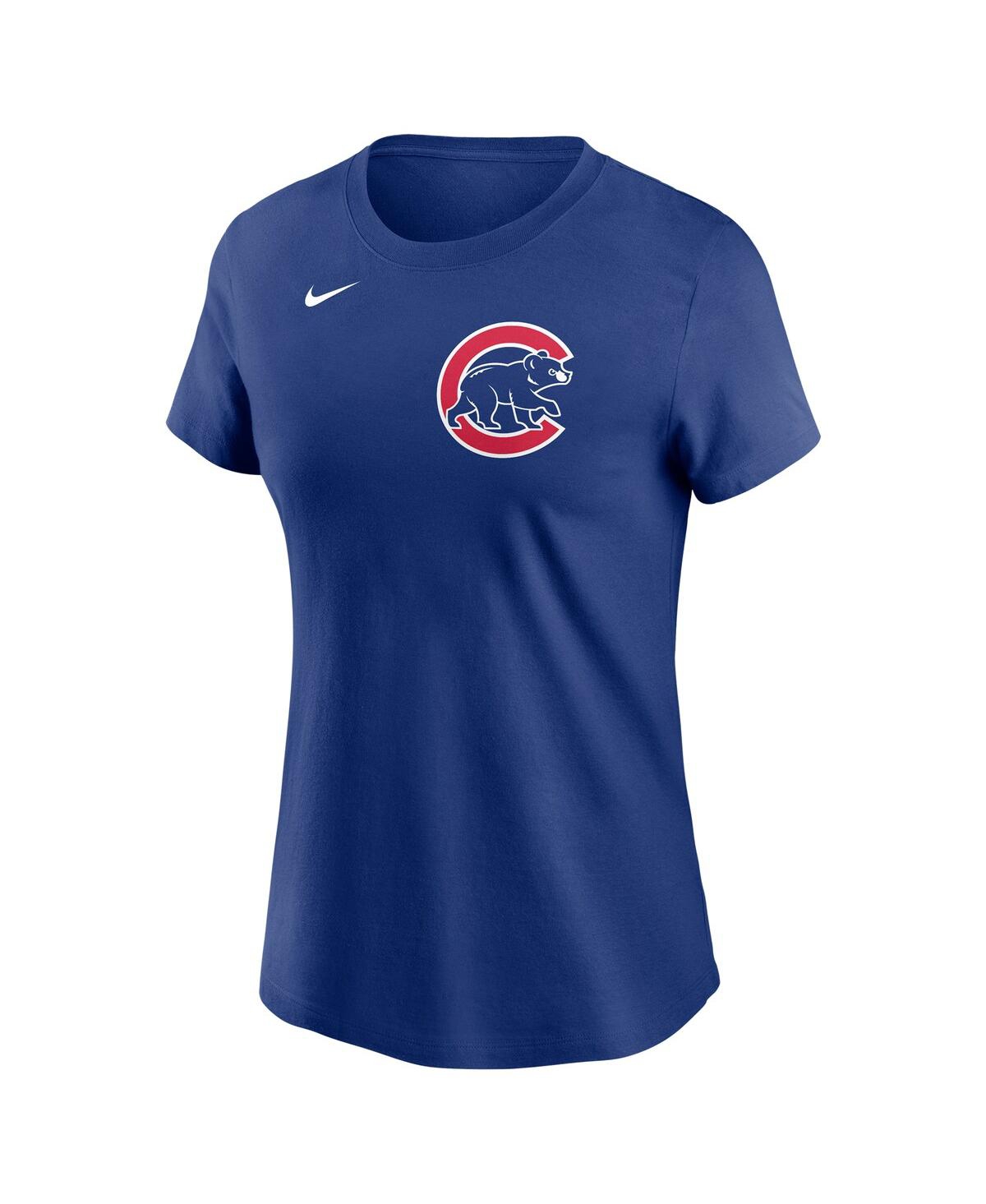 Nike Women's Kyle Tucker Blue Chicago Cubs Fuse Name Number T-shirt In Blue