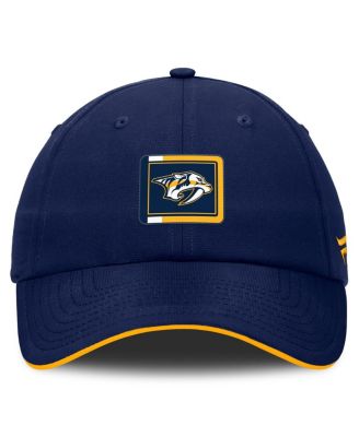Men's Gold/Navy Nashville Predators Authentic Pro Ripstop Adjustable Hat