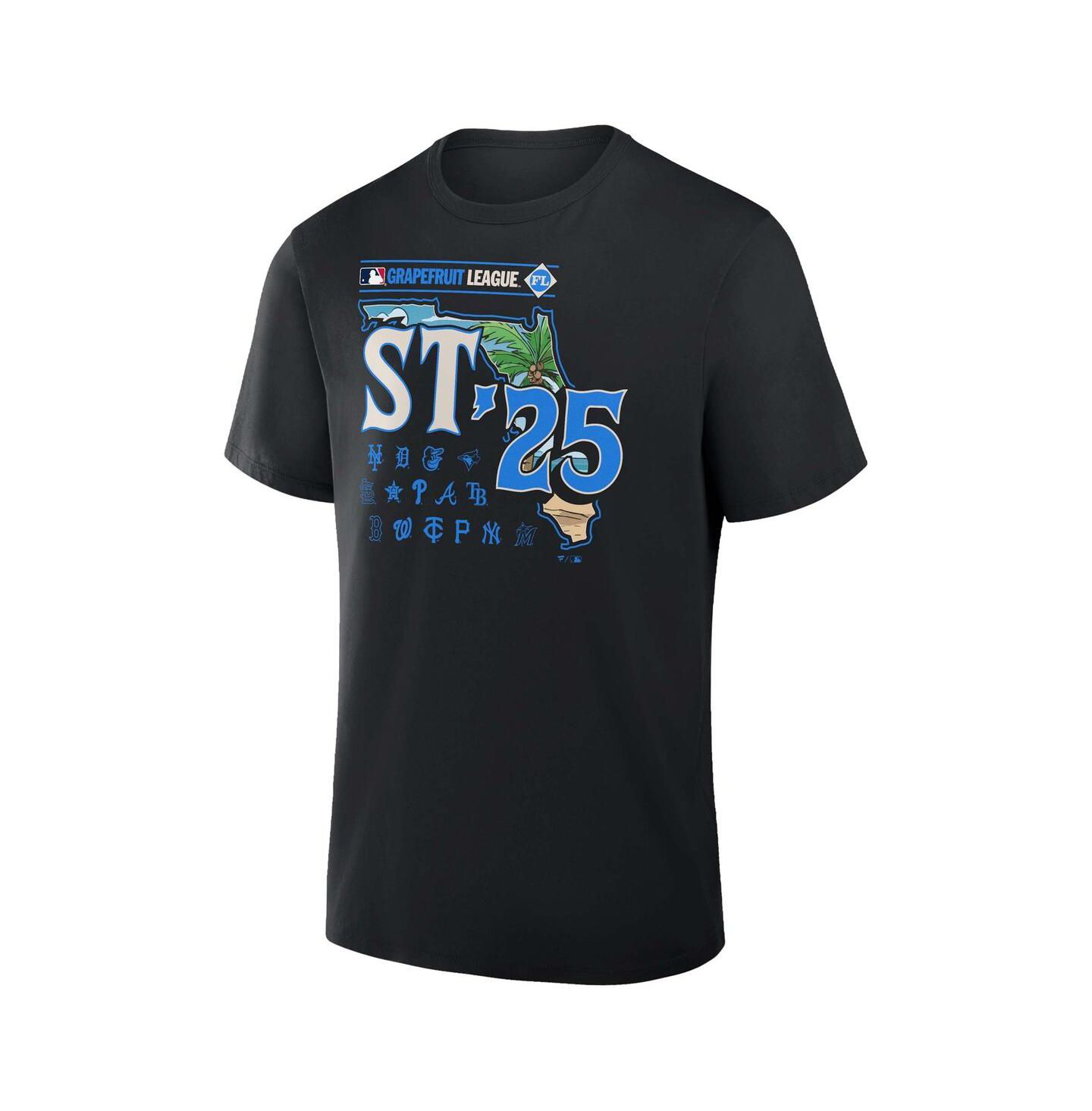 Мужская футболка Fanatics Black 2025 Spring Training Grapefruit League Local Favorite — фото 3