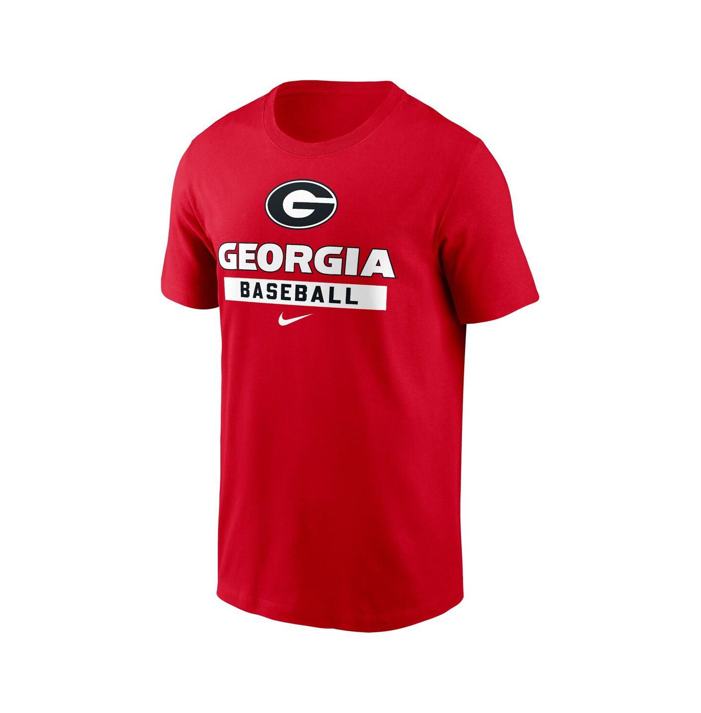 Мужская футболка Nike Red Georgia Bulldogs Baseball — фото 3