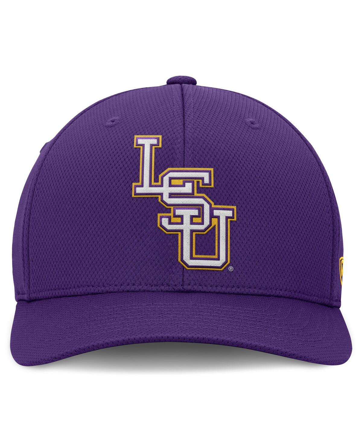 Top Of The World Men's Purple Lsu Tigers Reflex 2.0 Flex Fit Hat In Purple