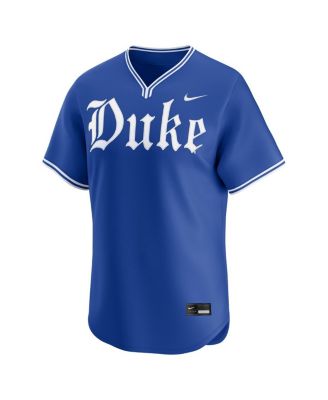 Men's Royal Duke Blue Devils Road College Limited Baseball Jersey