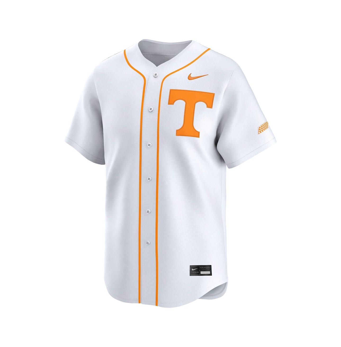 Мужской топ Nike White Tennessee Volunteers College Limited Baseball Jersey — фото 3