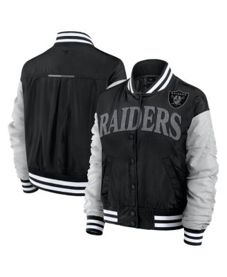 Fanatics - Women's Black Las Vegas Raiders Elements Wave Full-Snap Jacket
