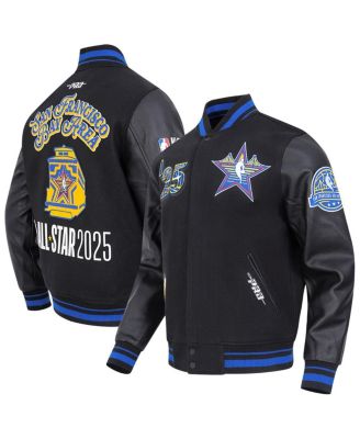 Pro Standard - Men's and Women's&nbsp; Black 2025 NBA All-Star Game Wool Varsity Full-Snap Jacket
