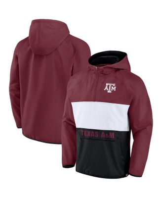 Fanatics - Men's Maroon Texas A M Aggies Victory On Raglan Quarter-Zip Hoodie